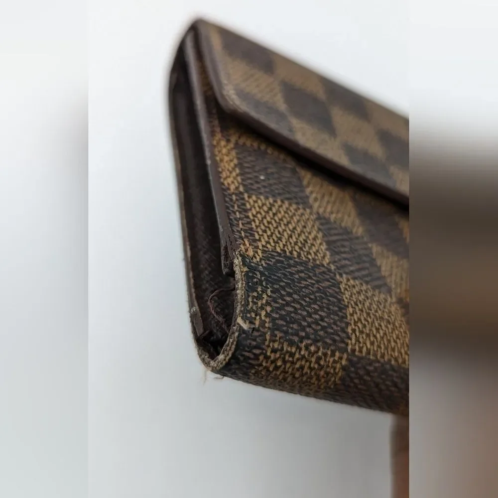 Louis Vuitton Damier Ebene Porte-Tresor Etui Papier Wallet